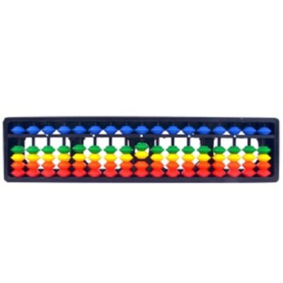 Educational Abacus 17 Rod Multi Color Abacus Tool for Kids