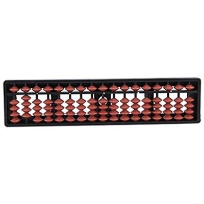 Educational Abacus 17 Rod Brown Color Abacus Tool for Kids