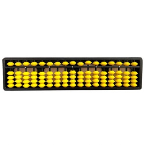 Educational Abacus 17 Rod Yellow Color Abacus Tool for Kids main image