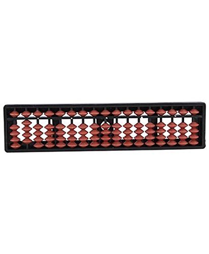 Educational Abacus 17 Rod Brown Color Abacus Tool for Kids main image